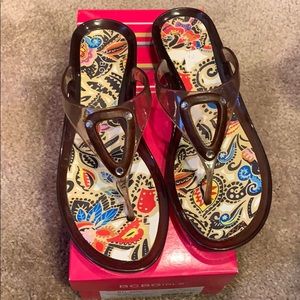 Bcbgirls Jelly flip flops. Never used